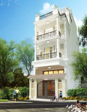 Những mẫu nhà phố đẹp hiện đại 