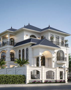 Mẫu thiết kế biệt thự mái Nhật đẹp, cao cấp & hiện đại