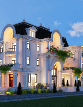 Mẫu nhà biệt thự đẹp 3 tầng